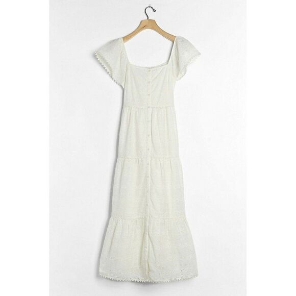 NWT ANTHROPOLOGIE OTHILIA EMBROIDERED EYELET DRESS - Picture 1 of 3